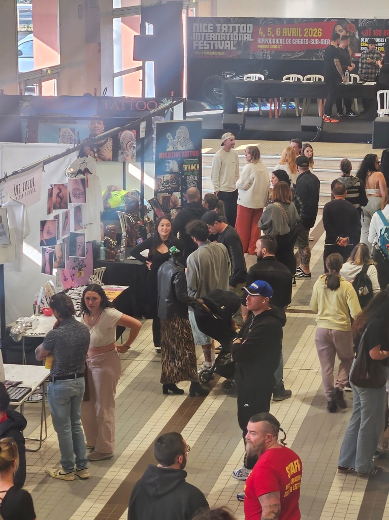 Salon Tatoo Nice International 
du 4 au 6/04/2026